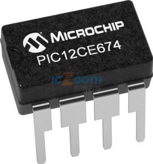 PIC12CE674-04I/P