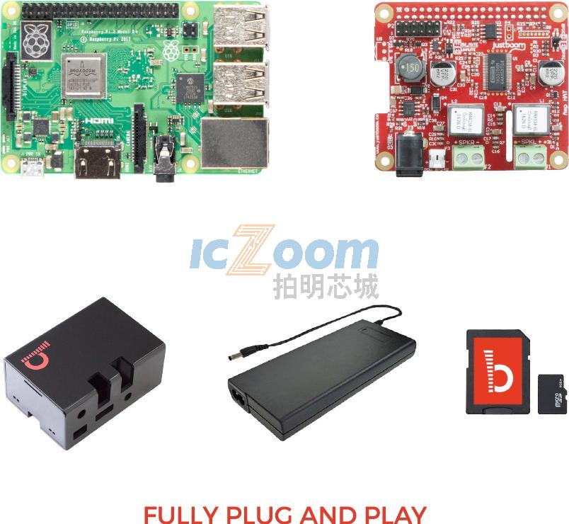 JUSTBOOM AMP HAT KIT | JBM-022