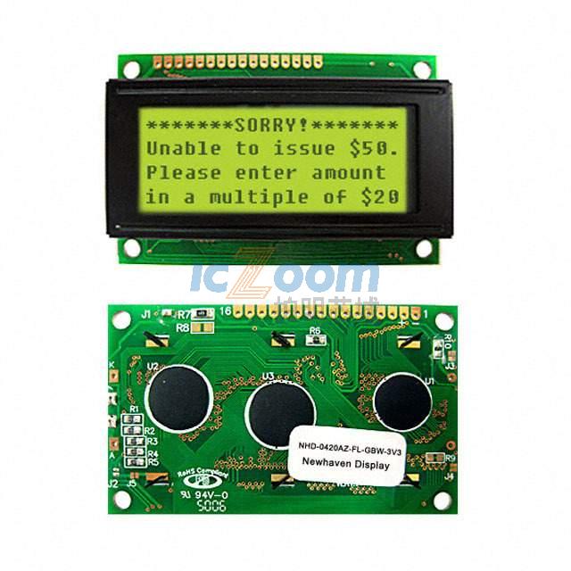 NHD-0420AZ-FL-GBW-3V